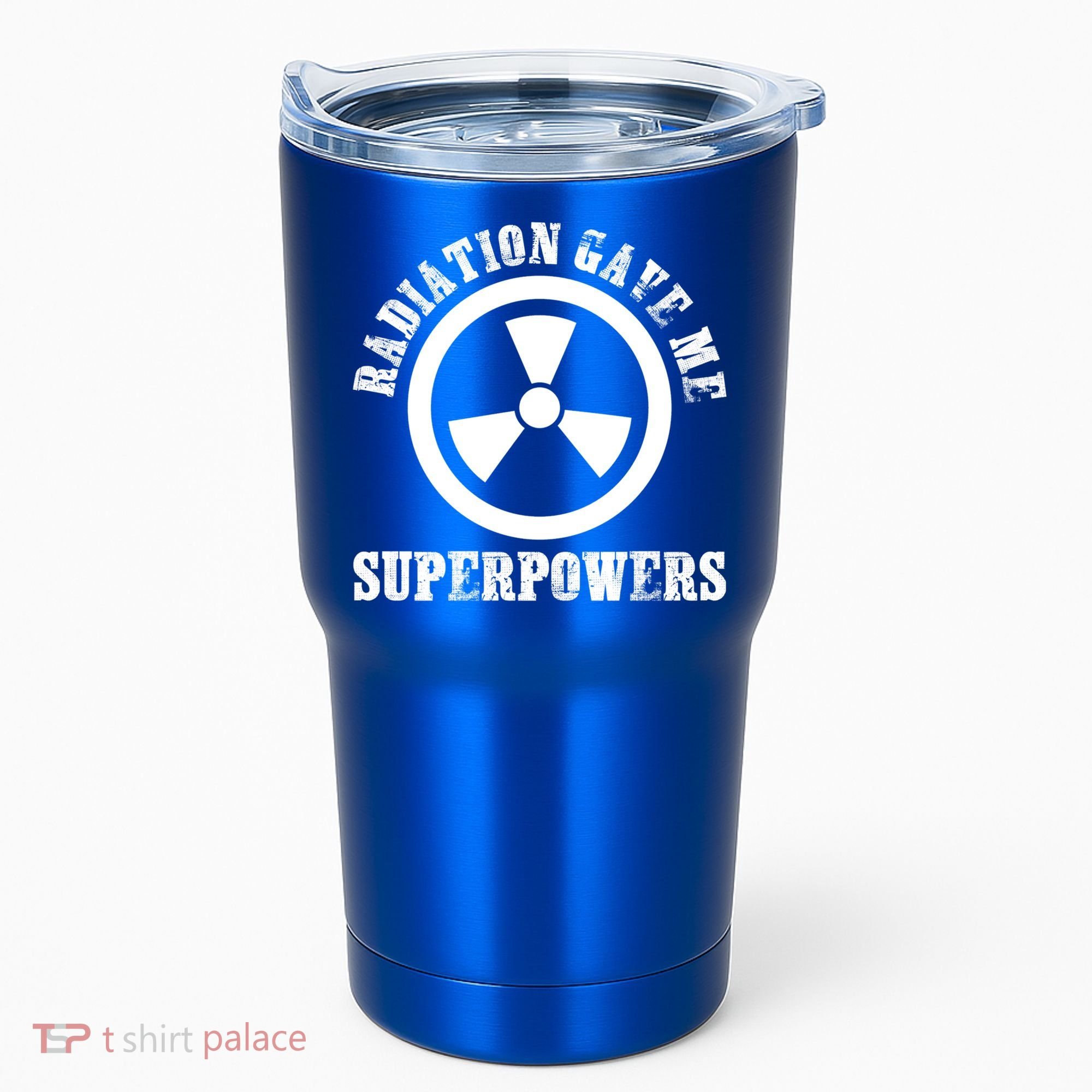 Radiation Gave Me Superpowers Cancer Therapy Chemo Warrior Gift Tumbler