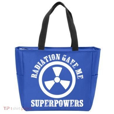 Radiation Gave Me Superpowers Cancer Therapy Chemo Warrior Gift Tote Bag