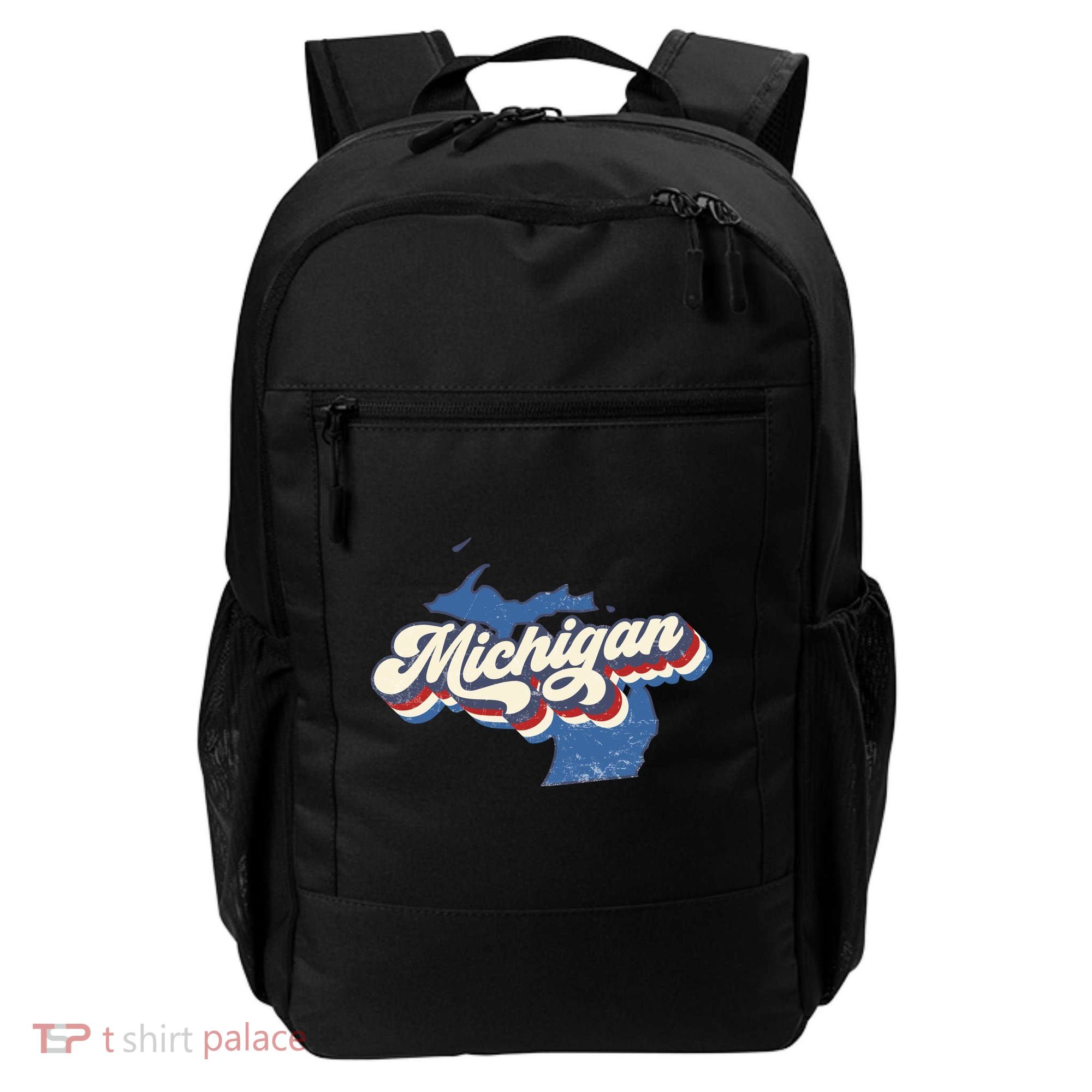 Retro Groovy Michigan Backpack