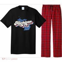 Retro Groovy Michigan Pajama Set thumb 0