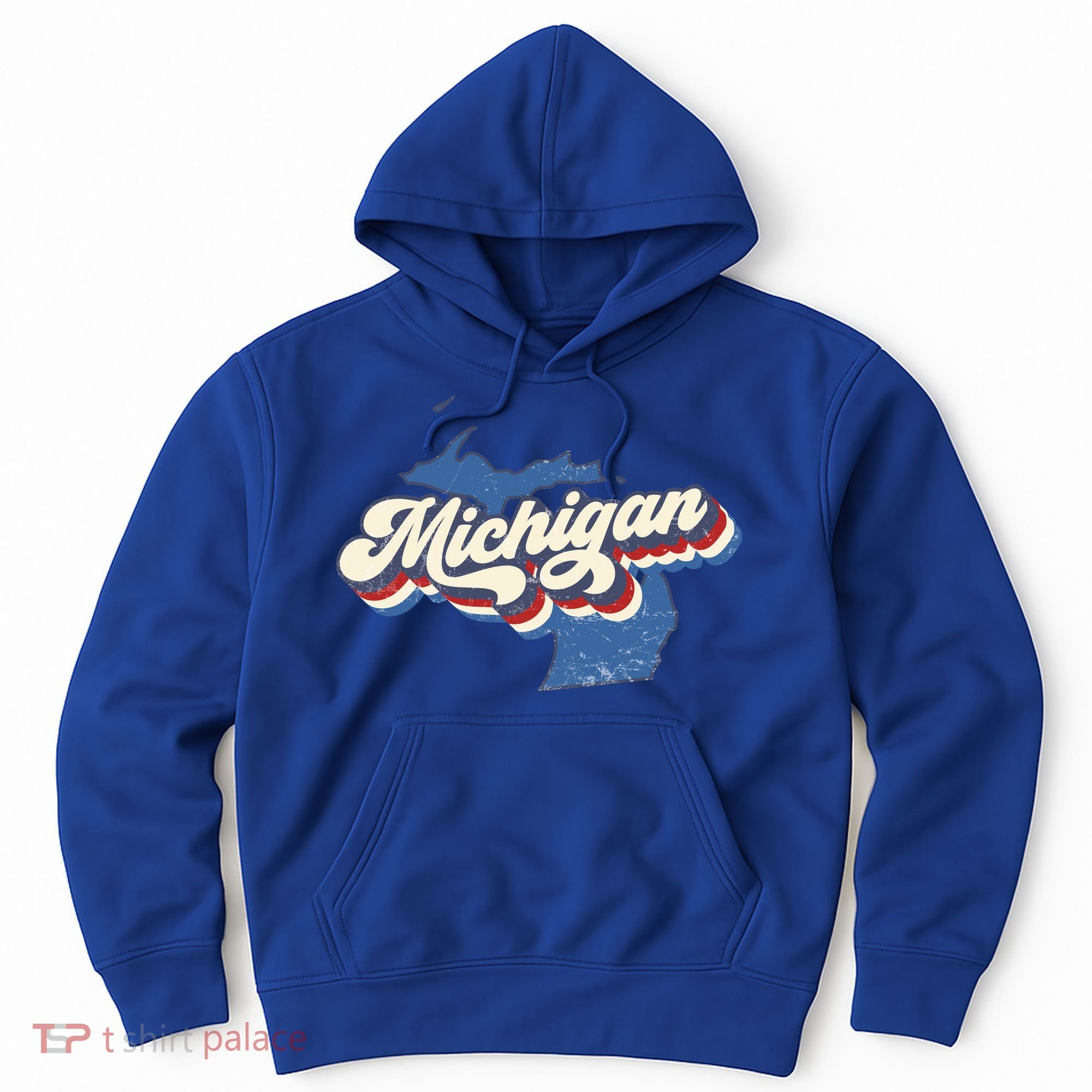 Retro Groovy Michigan Hoodie