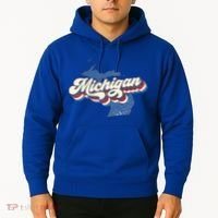 Retro Groovy Michigan Hoodie thumb 2