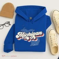 Retro Groovy Michigan Hoodie thumb 4