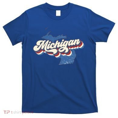 Retro Groovy Michigan T-Shirt