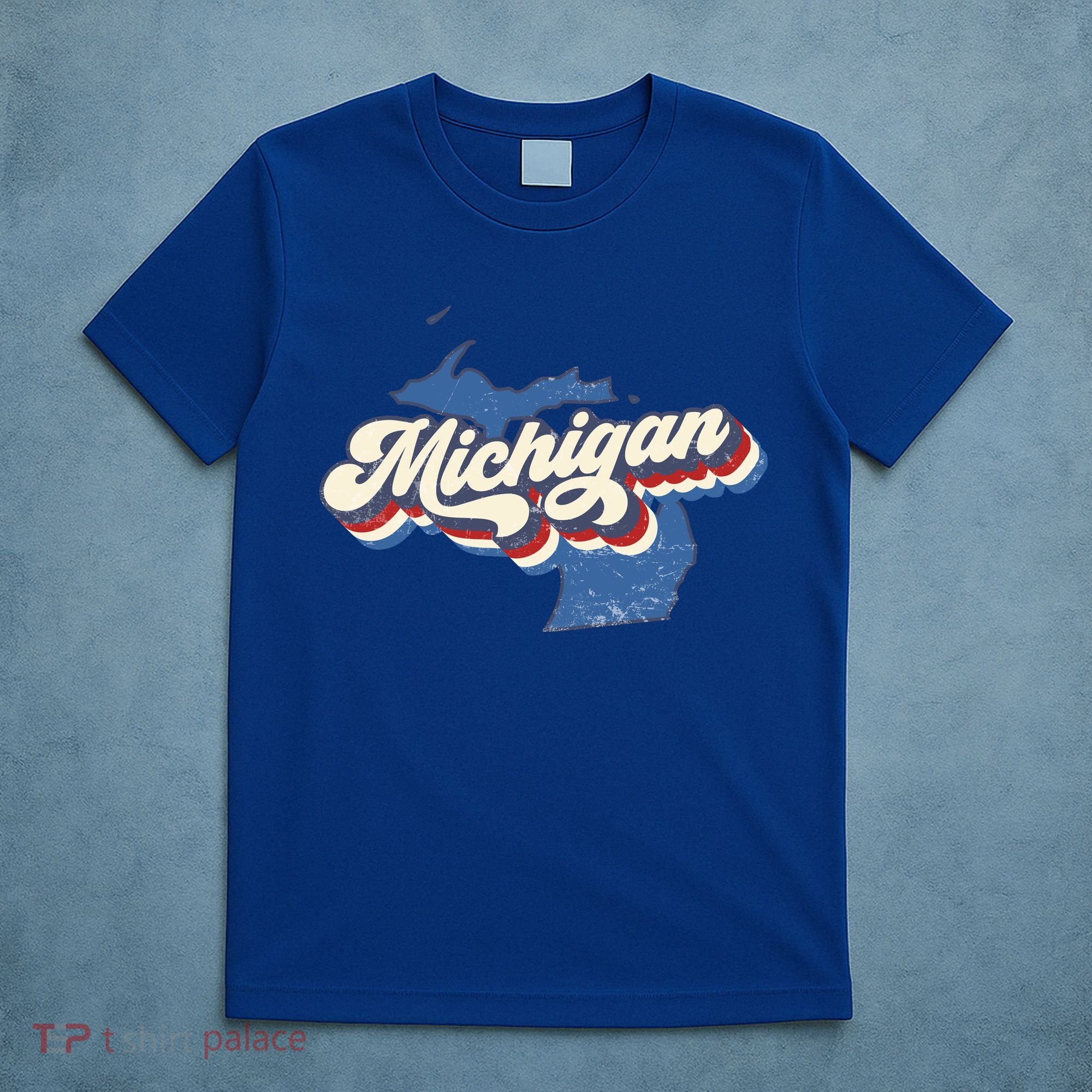 Retro Groovy Michigan T-Shirt