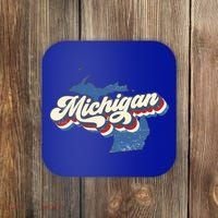 Retro Groovy Michigan Coaster thumb 0