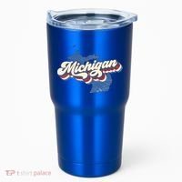 Retro Groovy Michigan Tumbler thumb 0