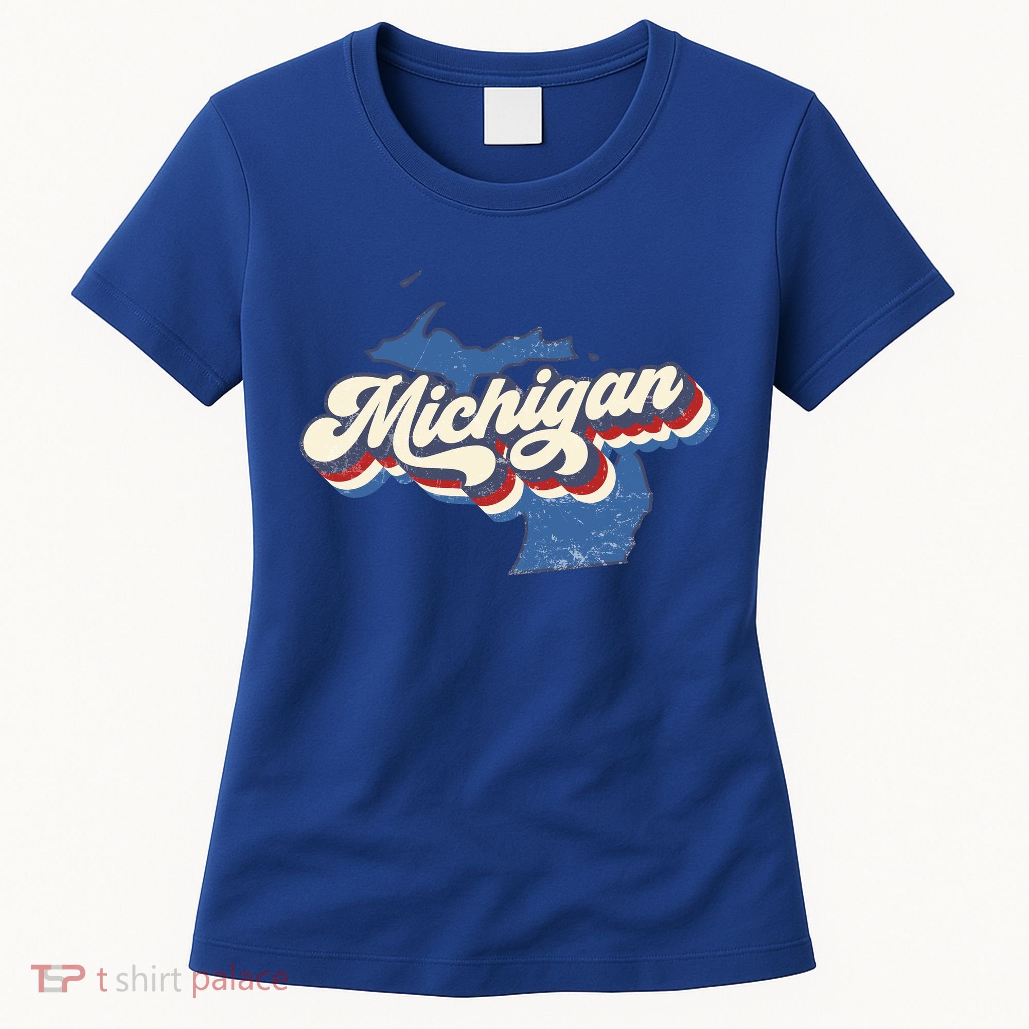 Retro Groovy Michigan Women's T-Shirt