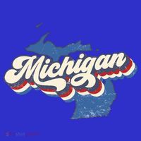 Retro Groovy Michigan Women's T-Shirt thumb 6