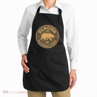 Retro Glacier National Park Montana Hiking Apron thumb 2