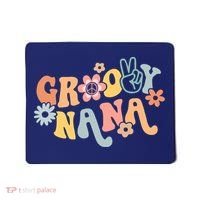 Retro Groovy Nana Matching Family 1st Birthday Party Mousepad thumb 0