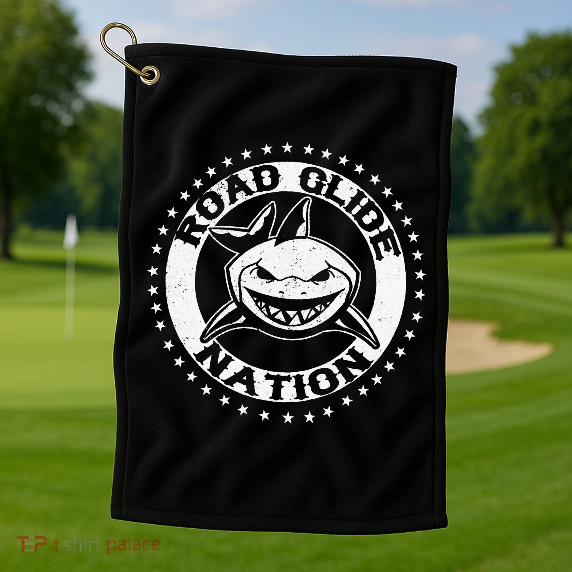 Road Glide Nation Cool Biker Motorrad Motorrad Golf Towel