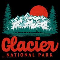 Retro Glacier National Park 80S Mountain Graphic Gift Coffee Mug thumb 5