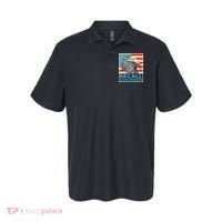 Recall Gavin Newsom 4th of July US American Flag Eagle Polo thumb 0