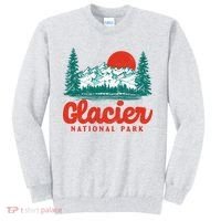 Retro Glacier National Park 80's Mountain Sweatshirt thumb 0