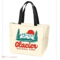 Retro Glacier National Park 80's Mountain Tote Bag thumb 3