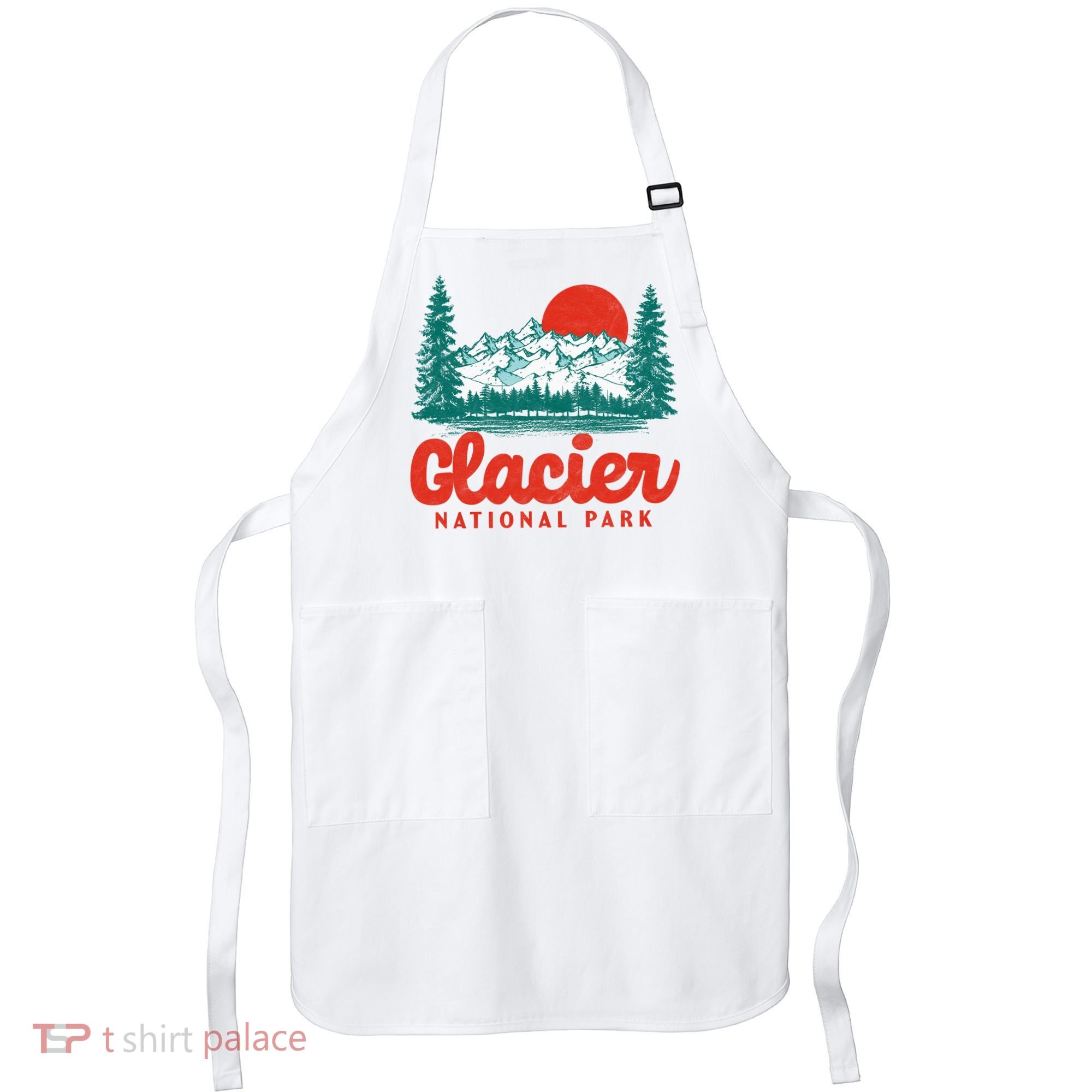 Retro Glacier National Park 80's Mountain Apron