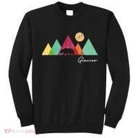 Retro Glacier National Park Montana Sweatshirt thumb 0