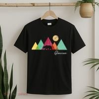 Retro Glacier National Park Montana T-Shirt thumb 2