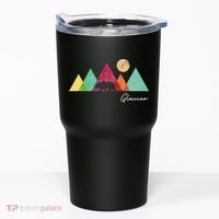 Retro Glacier National Park Montana Tumbler thumb 0