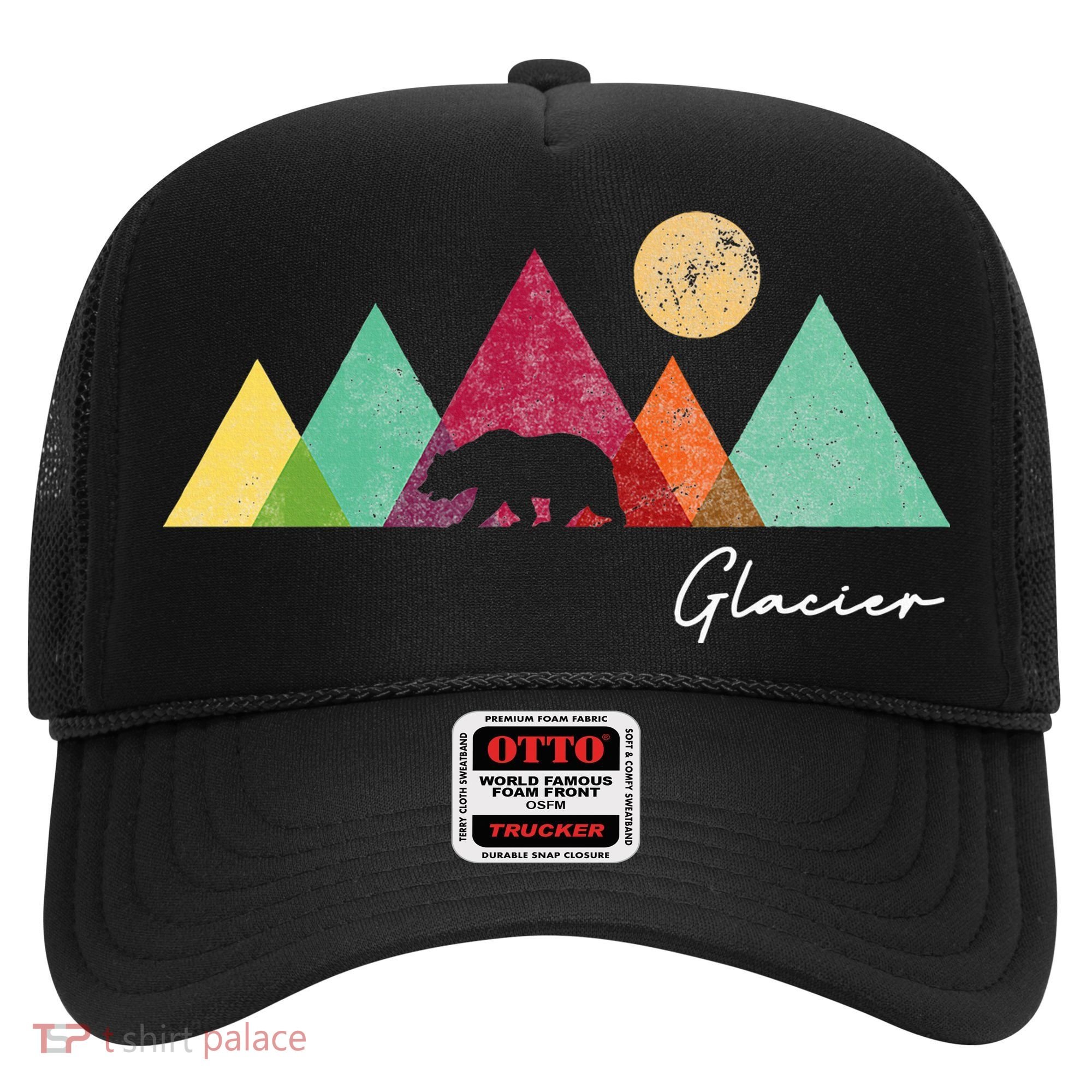 Retro Glacier National Park Montana Hat