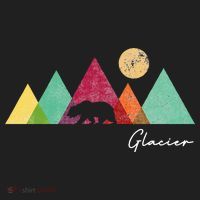 Retro Glacier National Park Montana Hat thumb 2