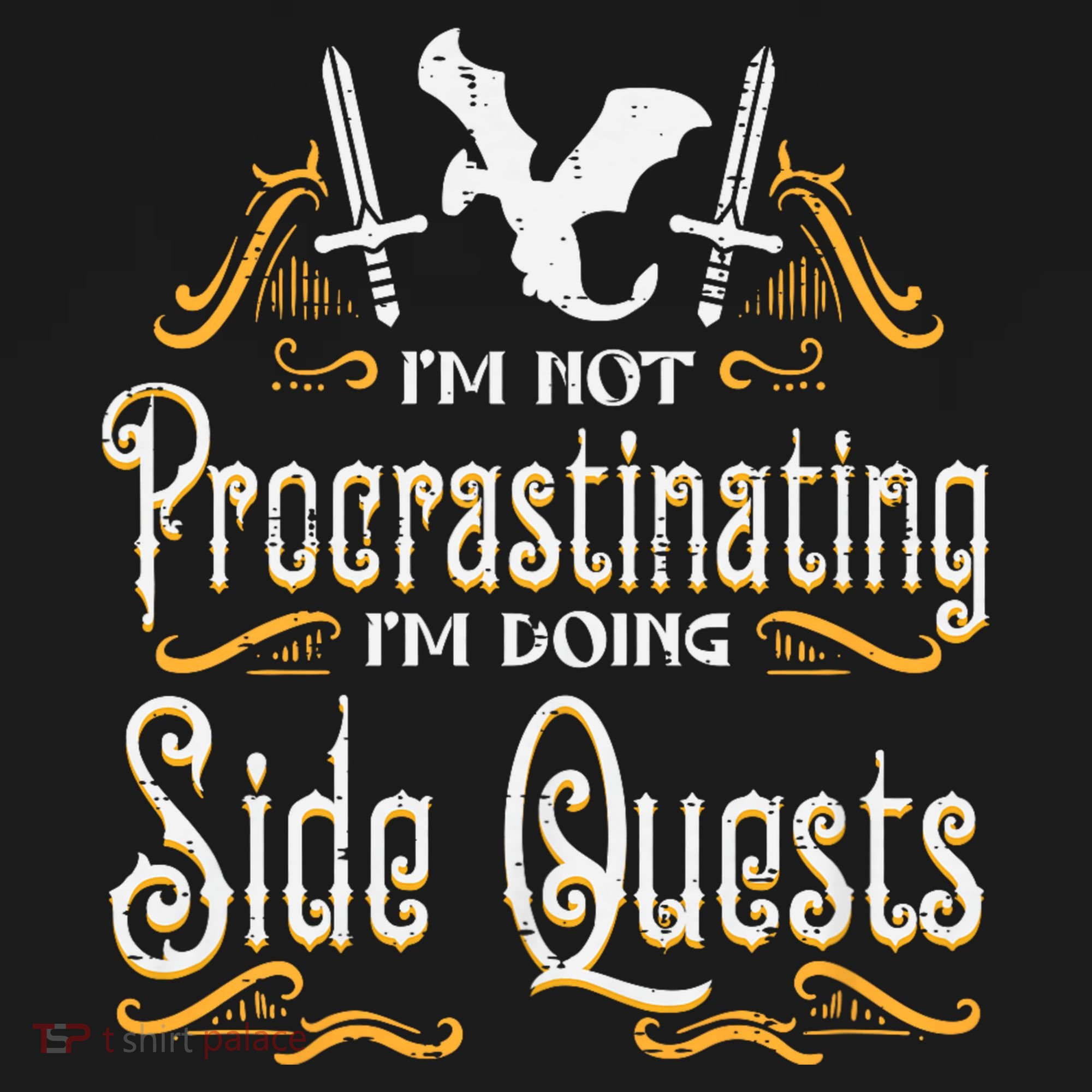 Rpg Gamer Not Procrastinating Side Quest Funny Coaster