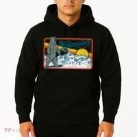 Retro Glacier National Park 80's Bear Graphic 80s Meaningful Gift Hoodie thumb 2