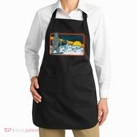 Retro Glacier National Park 80's Bear Graphic 80s Meaningful Gift Apron thumb 2