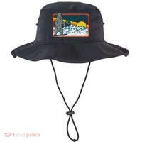 Retro Glacier National Park 80's Bear Graphic 80s Meaningful Gift Bucket Hat thumb 0