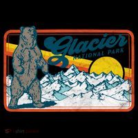 Retro Glacier National Park 80's Bear Graphic 80s Meaningful Gift Coffee Mug thumb 5