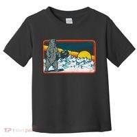 Retro Glacier National Park 80's Bear Graphic 80s Meaningful Gift Toddler T-Shirt thumb 0