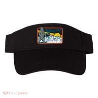 Retro Glacier National Park 80's Bear Graphic 80s Meaningful Gift Visor thumb 0