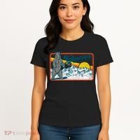 Retro Glacier National Park 80's Bear Graphic 80s Meaningful Gift Women's T-Shirt thumb 4