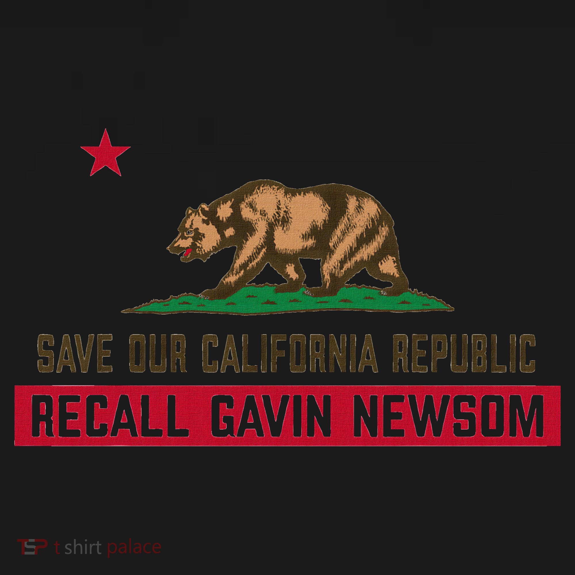 Recall Gavin Newsom Governor Save Our California Republic Toddler Hoodie