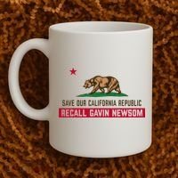 Recall Gavin Newsom Governor Save Our California Republic Coffee Mug thumb 2