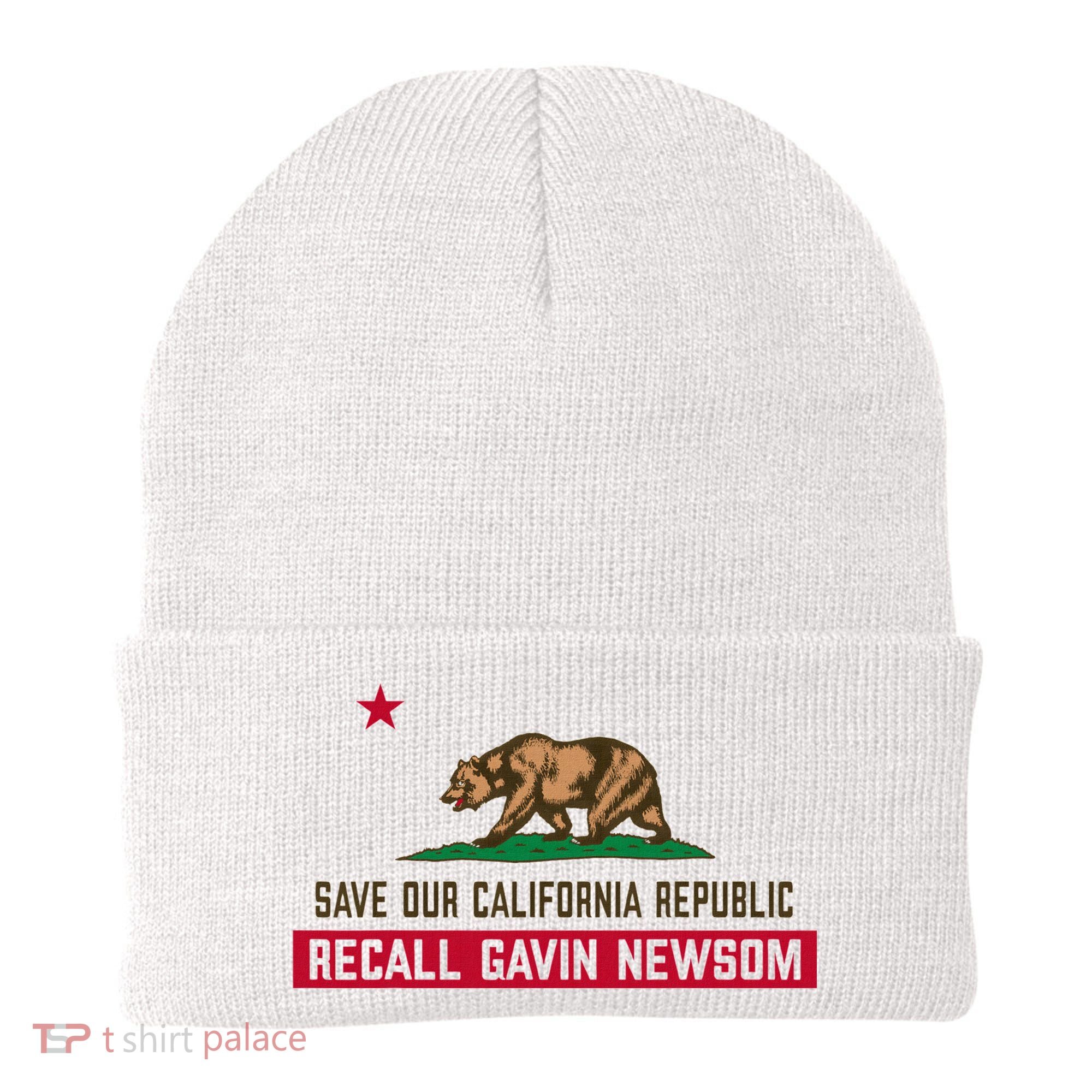 Recall Gavin Newsom Governor Save Our California Republic Beanie