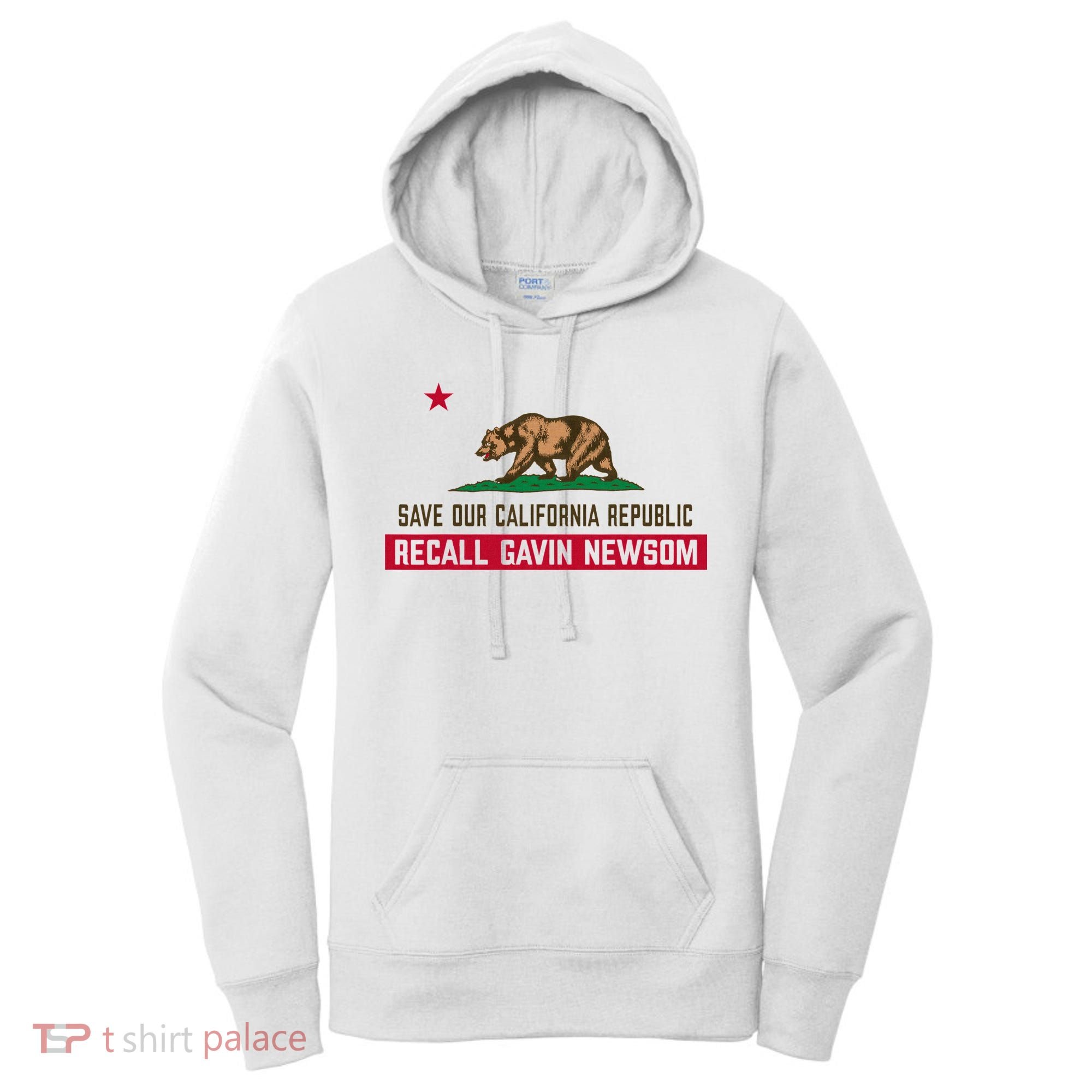 Recall Gavin Newsom Governor Save Our California Republic Women's Hoodie