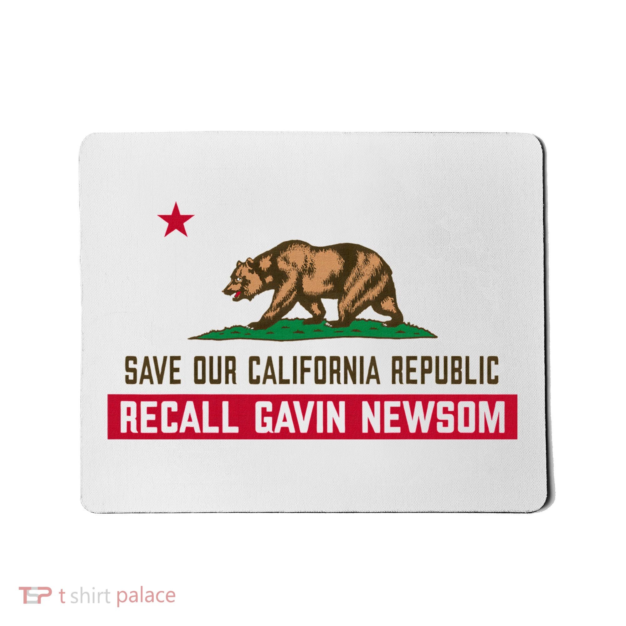 Recall Gavin Newsom Governor Save Our California Republic Mousepad