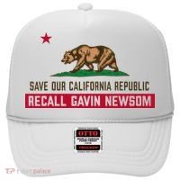Recall Gavin Newsom Governor Save Our California Republic Hat thumb 0