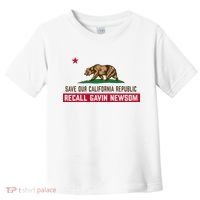 Recall Gavin Newsom Governor Save Our California Republic Toddler T-Shirt thumb 0
