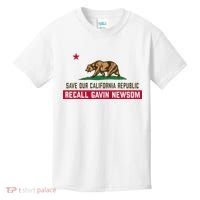 Recall Gavin Newsom Governor Save Our California Republic Kids T-Shirt thumb 0