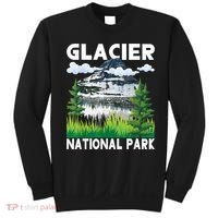 Retro Glacier National Park Hiking & Camping Lover Sweatshirt thumb 0