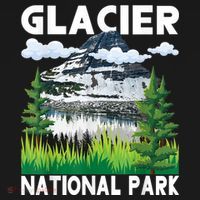 Retro Glacier National Park Hiking & Camping Lover Sweatshirt thumb 3