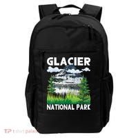 Retro Glacier National Park Hiking & Camping Lover Backpack thumb 0