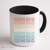 Retro Geneseo New York Gift Coffee Mug thumb 1