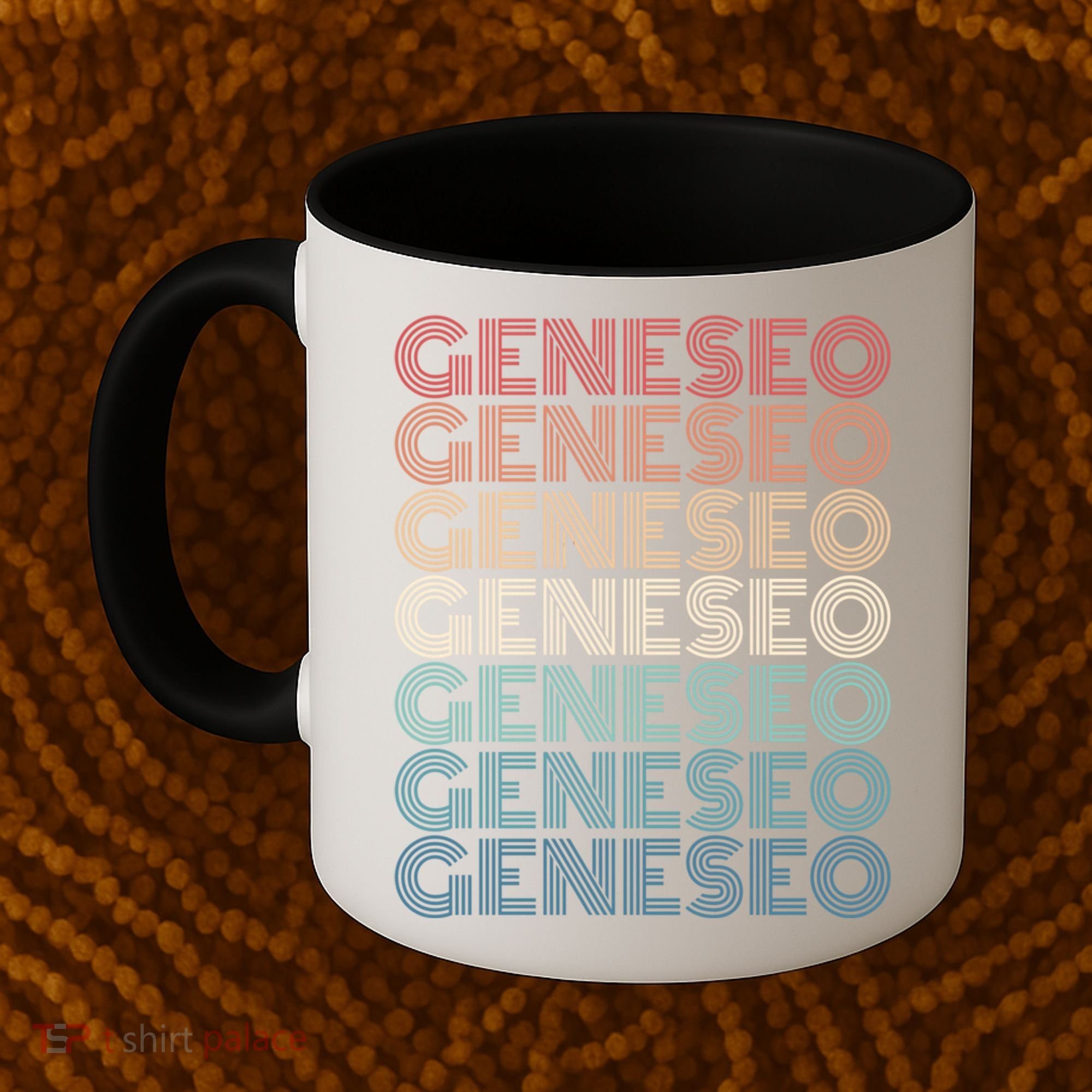 Retro Geneseo New York Gift Coffee Mug