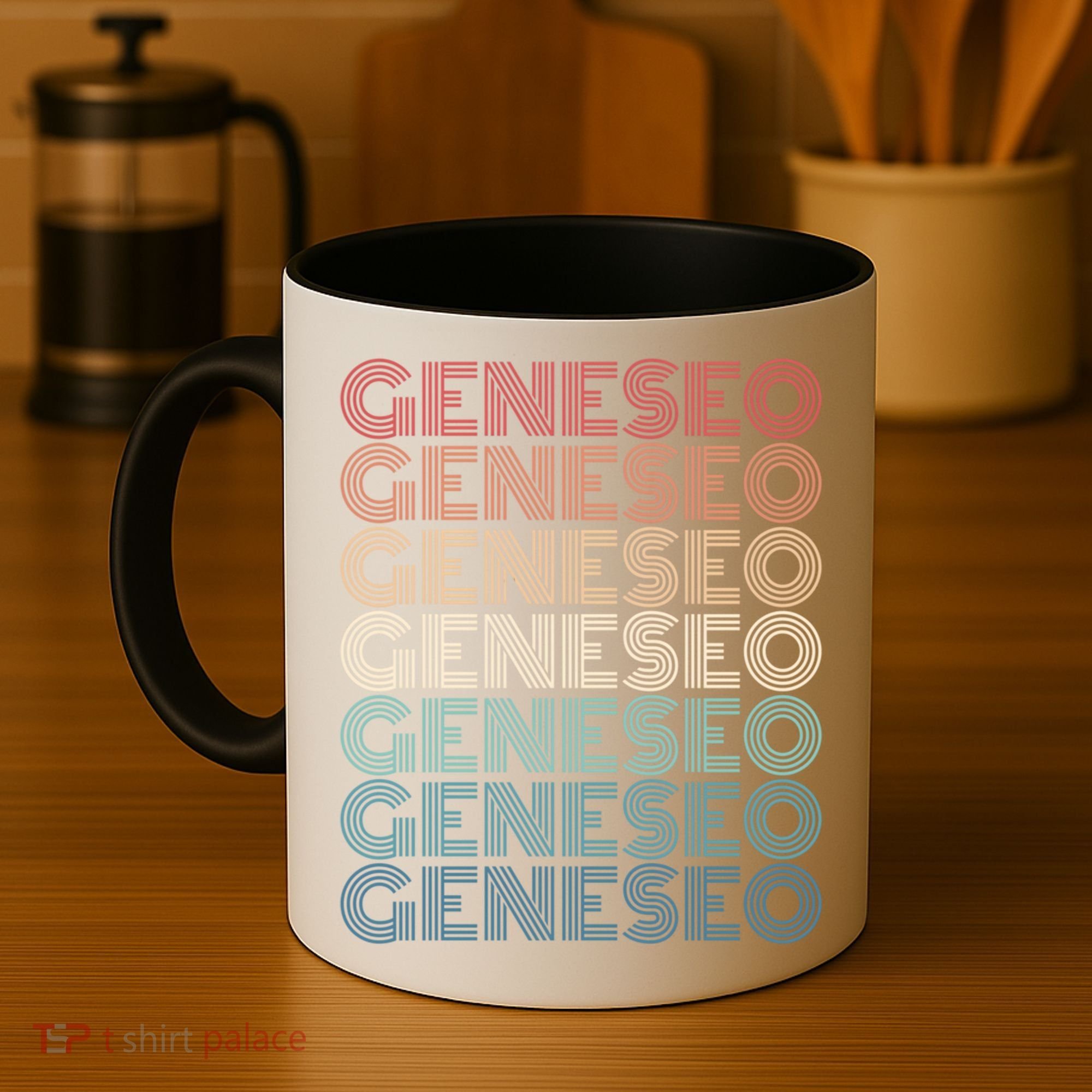 Retro Geneseo New York Gift Coffee Mug