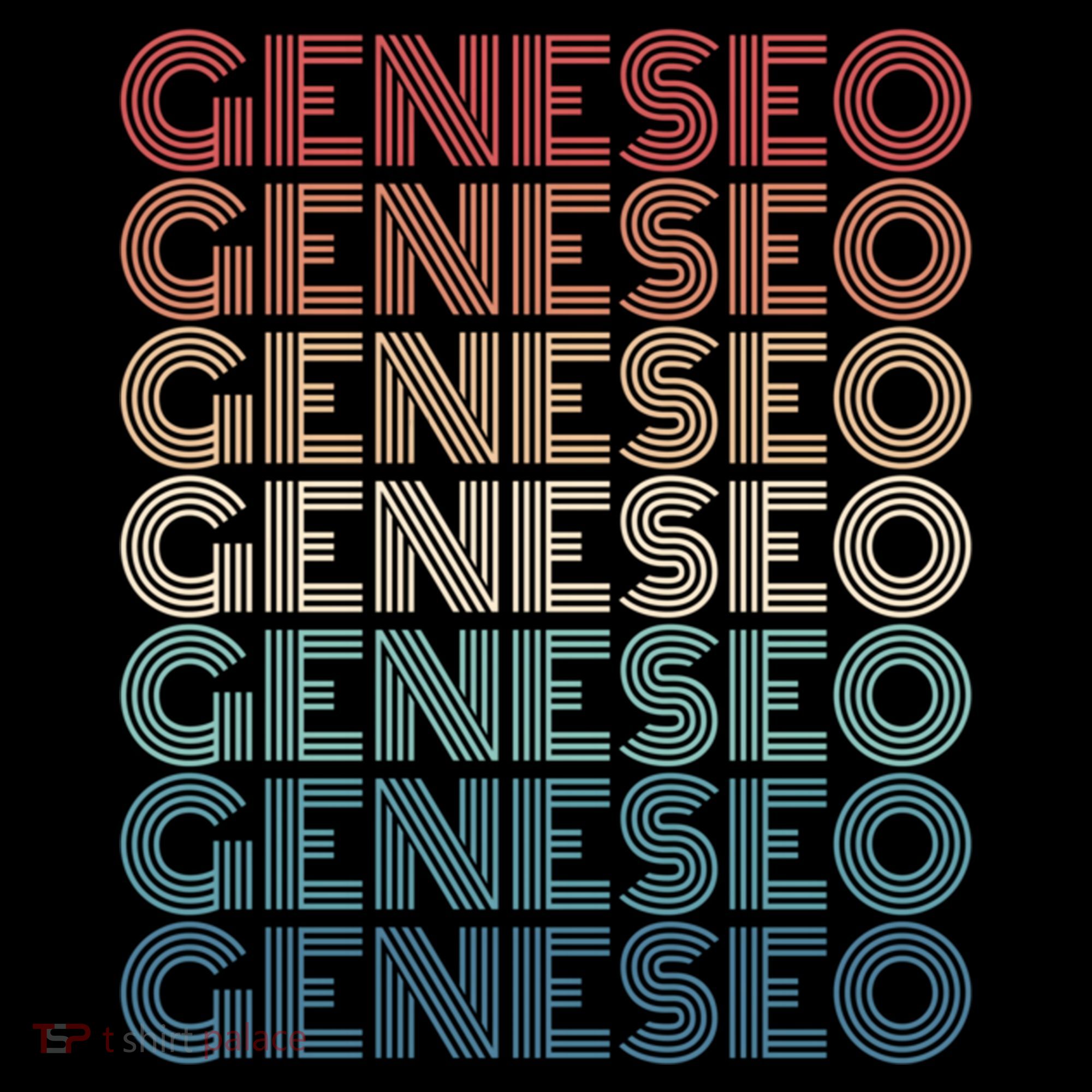 Retro Geneseo New York Gift Coffee Mug