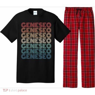 Retro Geneseo New York Gift Pajama Set